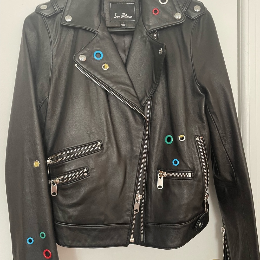 Sam Edelman genuine leather S moto jacket